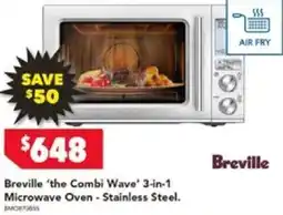 Harvey Norman Breville ‘the Combi Wave' 3-in-1 Microwave Oven - Stainless Steel. offer