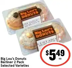 Ritchies Big Lou's Donuts Berliner 2 Pack offer