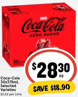 Ritchies Coca-Cola 30x375mL offer