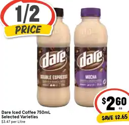 Ritchies Dare Iced Coffee 750mL offer