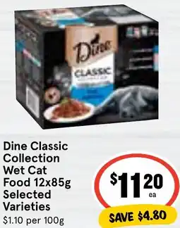 Ritchies Dine Classic Collection Wet Cat Food 12x85g offer