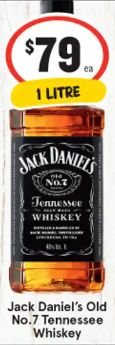 IGA Jack Daniel's Old No.7 Tennessee Whiskey offer