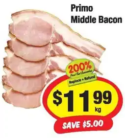 CORNETTS Primo Middle Bacon offer