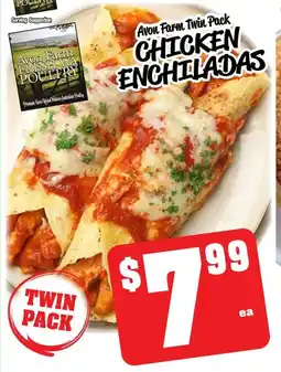 Farmer Jack's CHICKEN ENCHILADAS offer