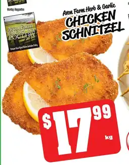 Farmer Jack's CHICKEN SCHNITZEL offer