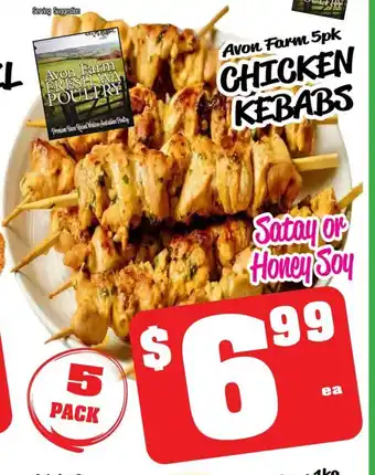 Farmer Jack's CHICKEN KEBABS offer