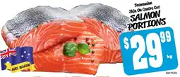 Farmer Jack's SALMON PORTIONS offer