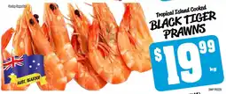 Farmer Jack's BLACK TIGER PRAWNS offer