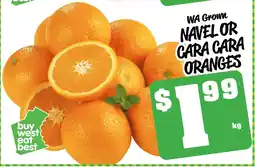 Farmer Jack's WA Grown NAVEL OR CARA CARA ORANGES offer