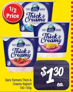 Farmer Jack's Dairy Farmers Thick & Creamy Yoghurt 140-150g offer