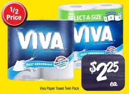 Farmer Jack's Viva Paper Towel Twin Pack offer