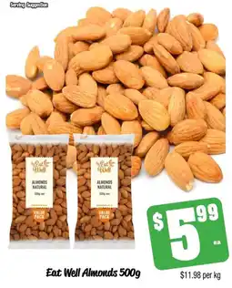 Farmer Jack's Eat Well Almonds 500g offer