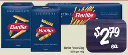 Farmer Jack's Barilla Pasta 500g offer