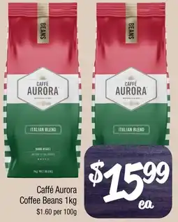 Farmer Jack's Caffé Aurora Coffee Beans 1kg offer