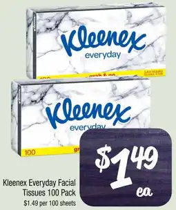 Kleenex Everyday Facial Tissues 100 Pack