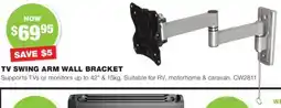 TV SWING ARM WALL BRACKET