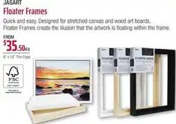 Eckersley's Art & Craft Floater Frames offer