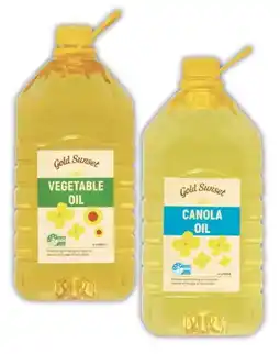Coles Gold Sunset Canola or Vegetable Oil 4 Litre offer