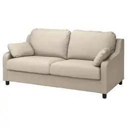 IKEA Vinliden Cover for 3-seat sofa, Hakebo beige offer