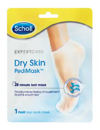 Scholl dry skin pedimask single 1 pair