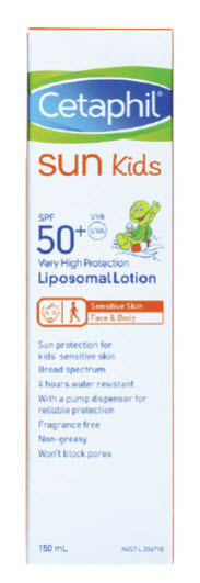 Cincotta Chemist Cetaphil kids sunscreen lotion spf50+ 150ml offer