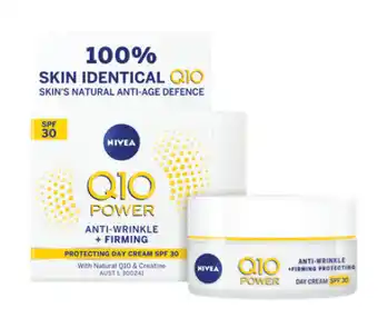 Cincotta Chemist Nivea q10 power day cream spf30 50ml offer