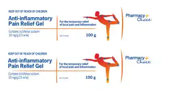 Cincotta Chemist Pharmacy choice anti-inflammatory pain relief gel 100g offer