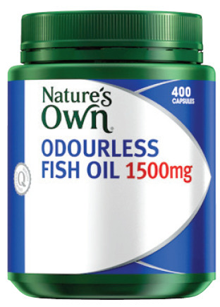 Cincotta Chemist Nature's own odourless fish oil 1500mg 400 capsules offer