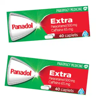Cincotta Chemist Panadol extra 40 caplets offer