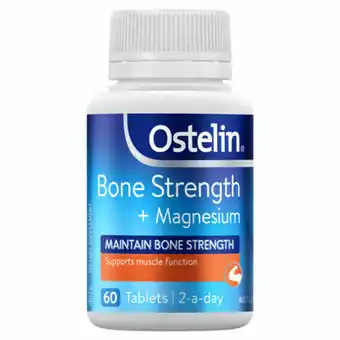 Cincotta Chemist Ostelin bone strength + magnesium 60 tablets offer