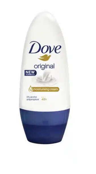 Cincotta Chemist Dove deodorant roll on 50ml offer