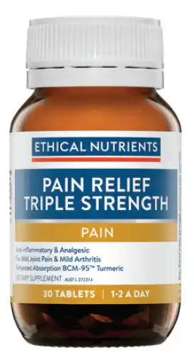 Cincotta Chemist Ethical nutrients pain relief triple strength 30 tablets offer