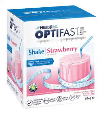 Cincotta Chemist Optifast vlcd shake strawberry 53g x 12 pack offer