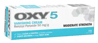 Cincotta Chemist Oxy 5 vanishing cream 25g offer