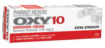 Oxy 10 vanishing cream 25g