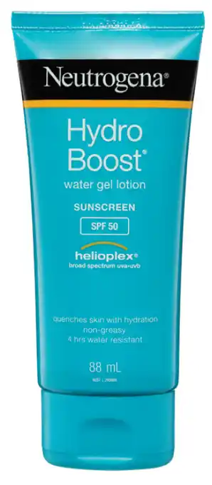 Cincotta Chemist Neutrogena hydro boost water gel sunscreen lotion spf 50 88ml offer