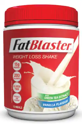 Fatblaster weight loss shake vanilla 30% less sugar 430g