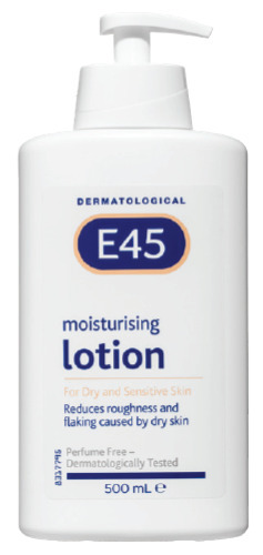 E45 moisturising lotion 500ml