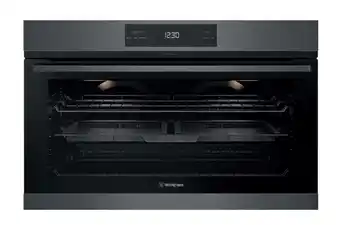 Bing Lee Westinghouse 90cm built-in multifunction pyrolytic steam oven with airfry offer