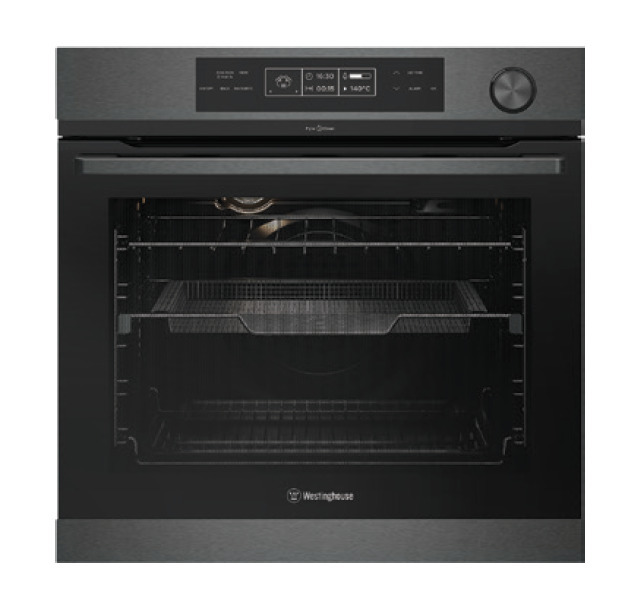 Westinghouse 60cm builtin multifunction pyrolytic steam oven with