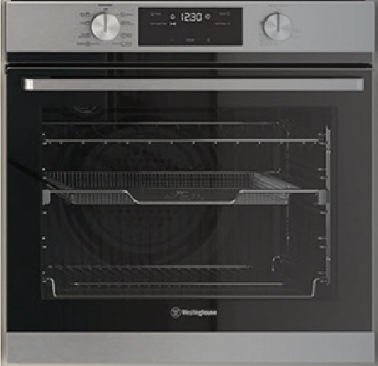 Westinghouse 60cm builtin multifunction oven with airfry offer at Bing Lee
