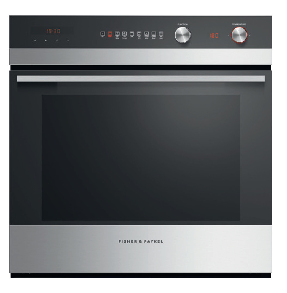 Fisher & paykel 60cm builtin pyrolytic oven offer at Bing Lee