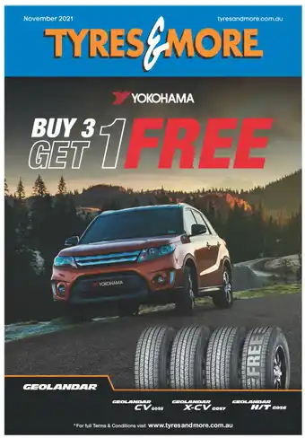 Tyres & More Yokohama geolandar offer