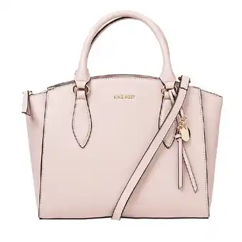 Harris Scarfe Nine west paisley jet set satchel pink offer