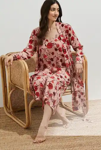 Leona edminston ruby carnation robe