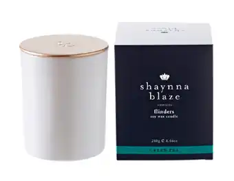 Harris Scarfe Shaynna blaze scented candles - green tea offer