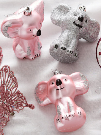 Soren 3pc 9.5cm koala ornament