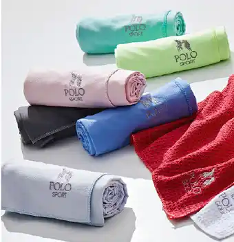 Harris Scarfe Polo gym towel offer