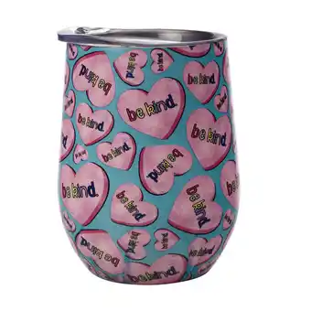 Maxwell & williams kasey rainbow be kind 350ml double wall insulated tumbler
