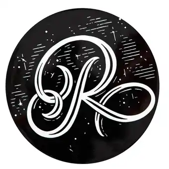 Maxwell & williams letterettes ceramic round coaster